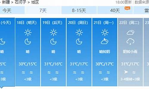 石河子天气预报30天查询表_石河子天气预报30天